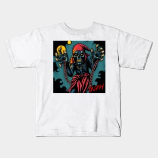 DUPPY - FULL COLOUR – FETERS AND LIMERS – CARIBBEAN FOLKLORE EVENT DJ GEAR Kids T-Shirt